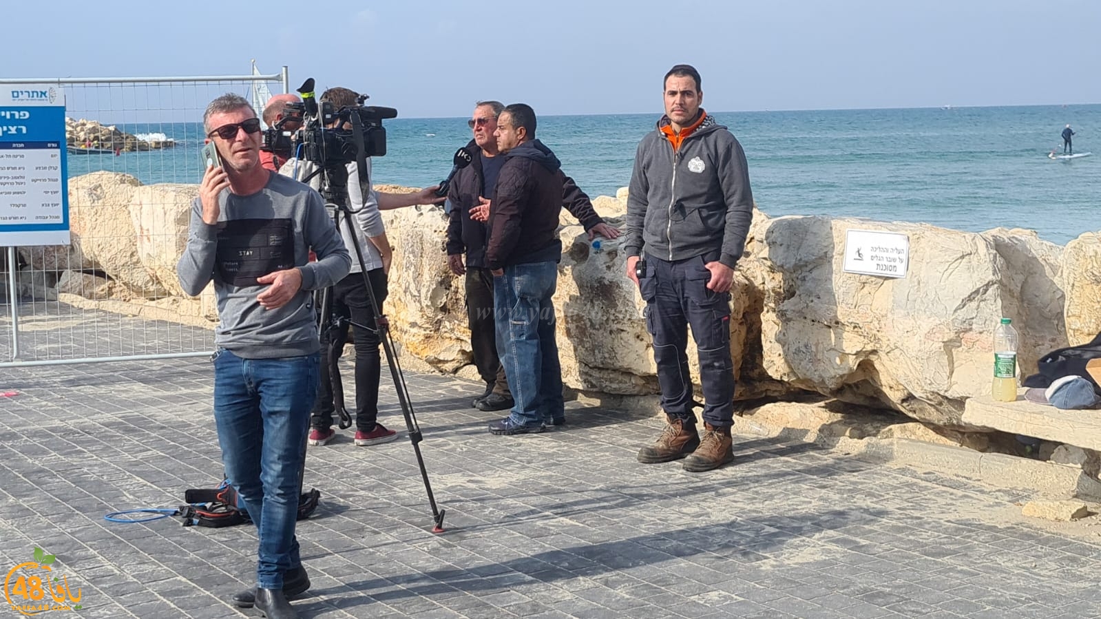 العثور على جثة شاب غرق في ميناء تل أبيب 
